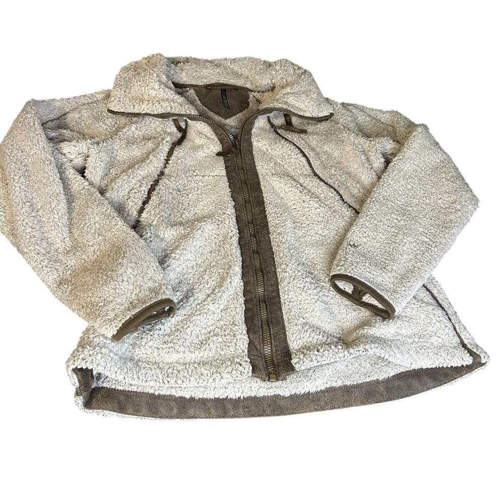 KUHL Shop Flight Fleece Jacket. Women's. Large. Full zip. Outdoor. Granola.